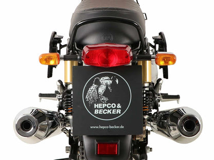 Hepco & Becker C-Bow sidecarrier black for Royal Enfield Interceptor (2018-) / Continental 650 / GT 650 (2019-)