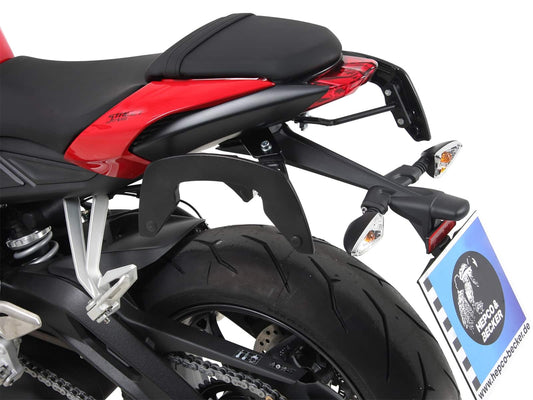 Hepco & Becker C-Bow sidecarrier black for Triumph Street Triple 765 S/R/RS/R Low/Moto2 (2017-)