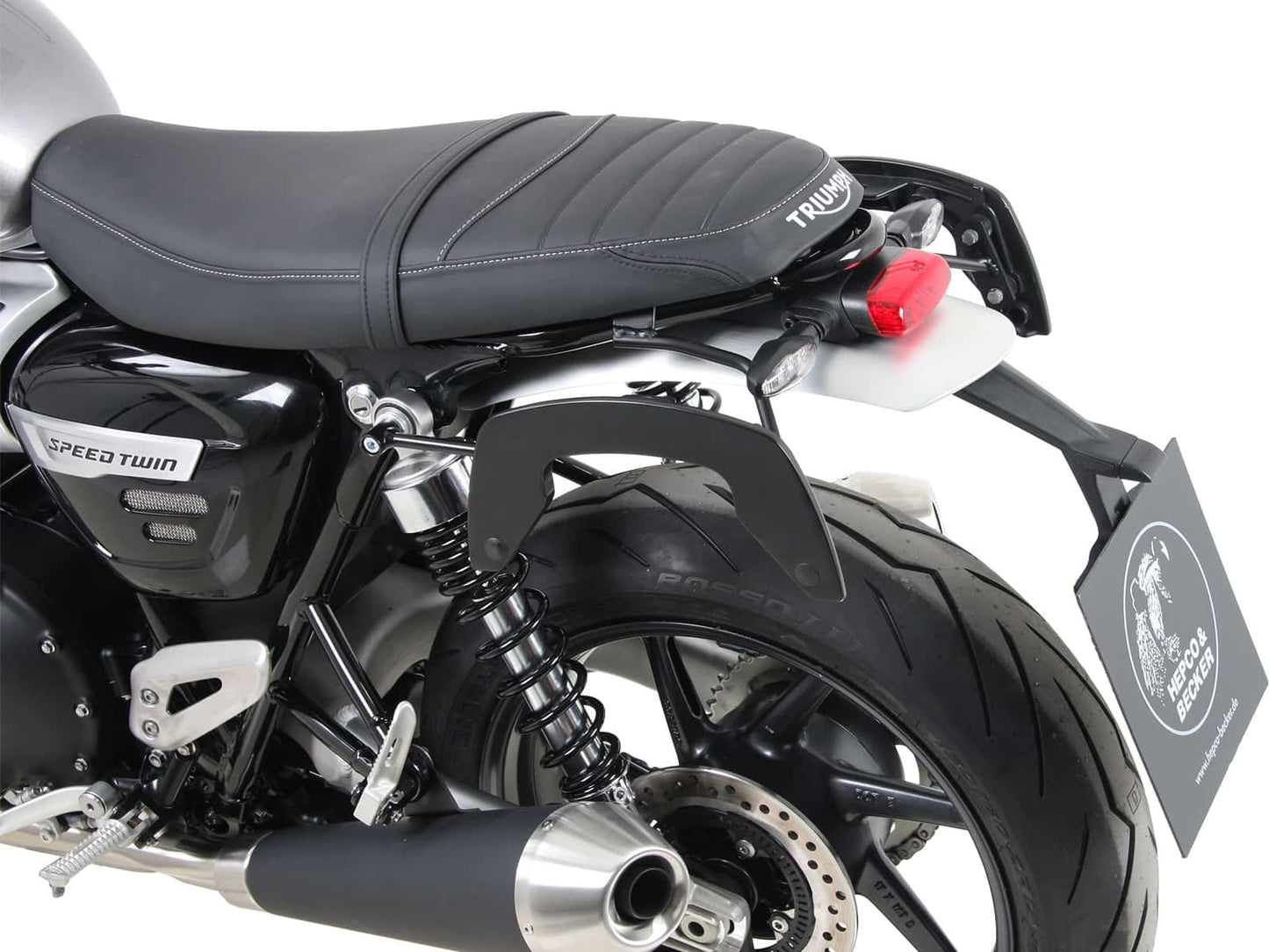 Hepco & Becker C-Bow sidecarrier black for Triumph Speed Twin 1200 / RS (2019-2021)