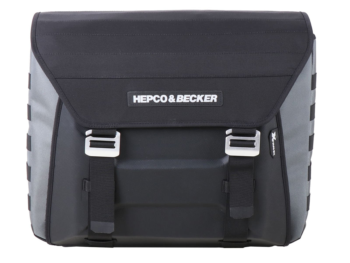 Hepco & Becker Sidebags Xtravel Basic incl. 2x universal holding plates for side carrier