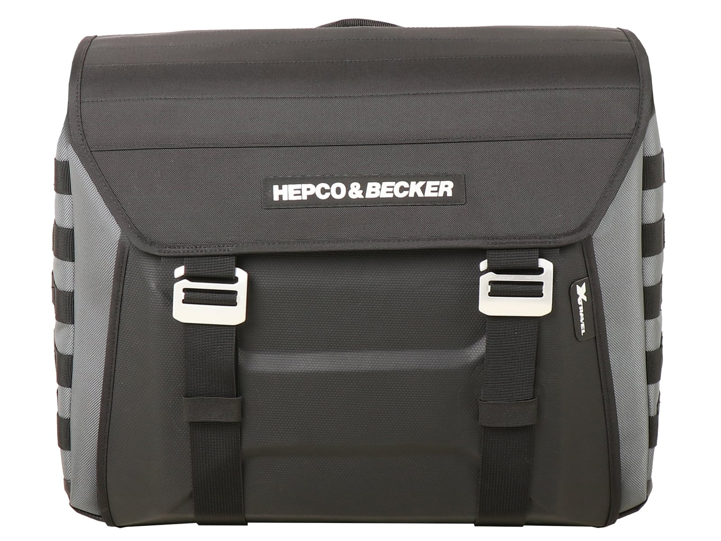 Hepco & Becker Sidebag Xtravel Basic (single bag) right side incl. 1x universal holding plate for side carrier