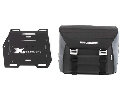 Hepco & Becker Sidebag Xtravel Basic (single bag) left side incl. 1x universal holding plate for side carrier