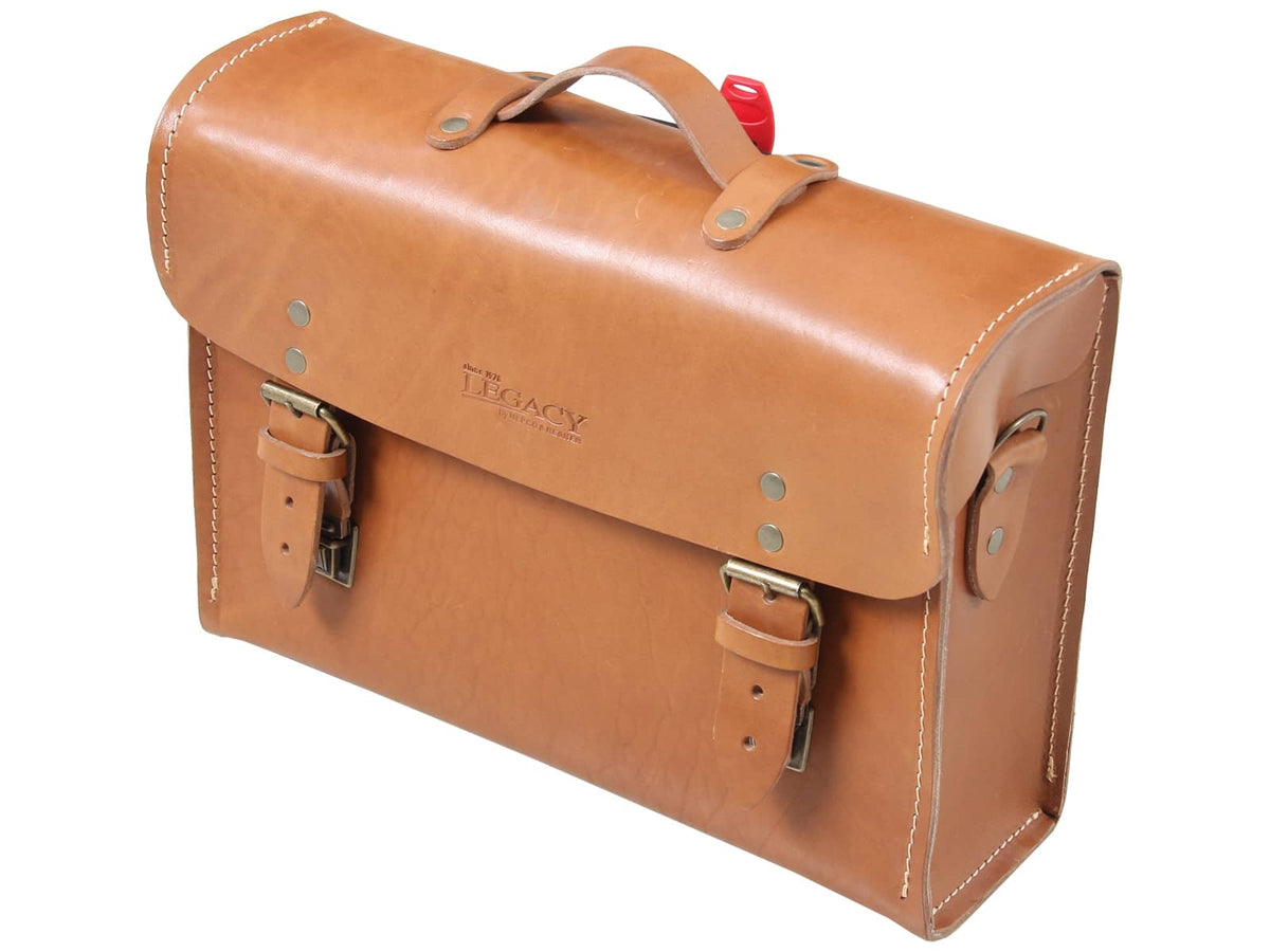 Hepco & Becker Legacy Leather Briefcase sand brown for C-Bow carrier