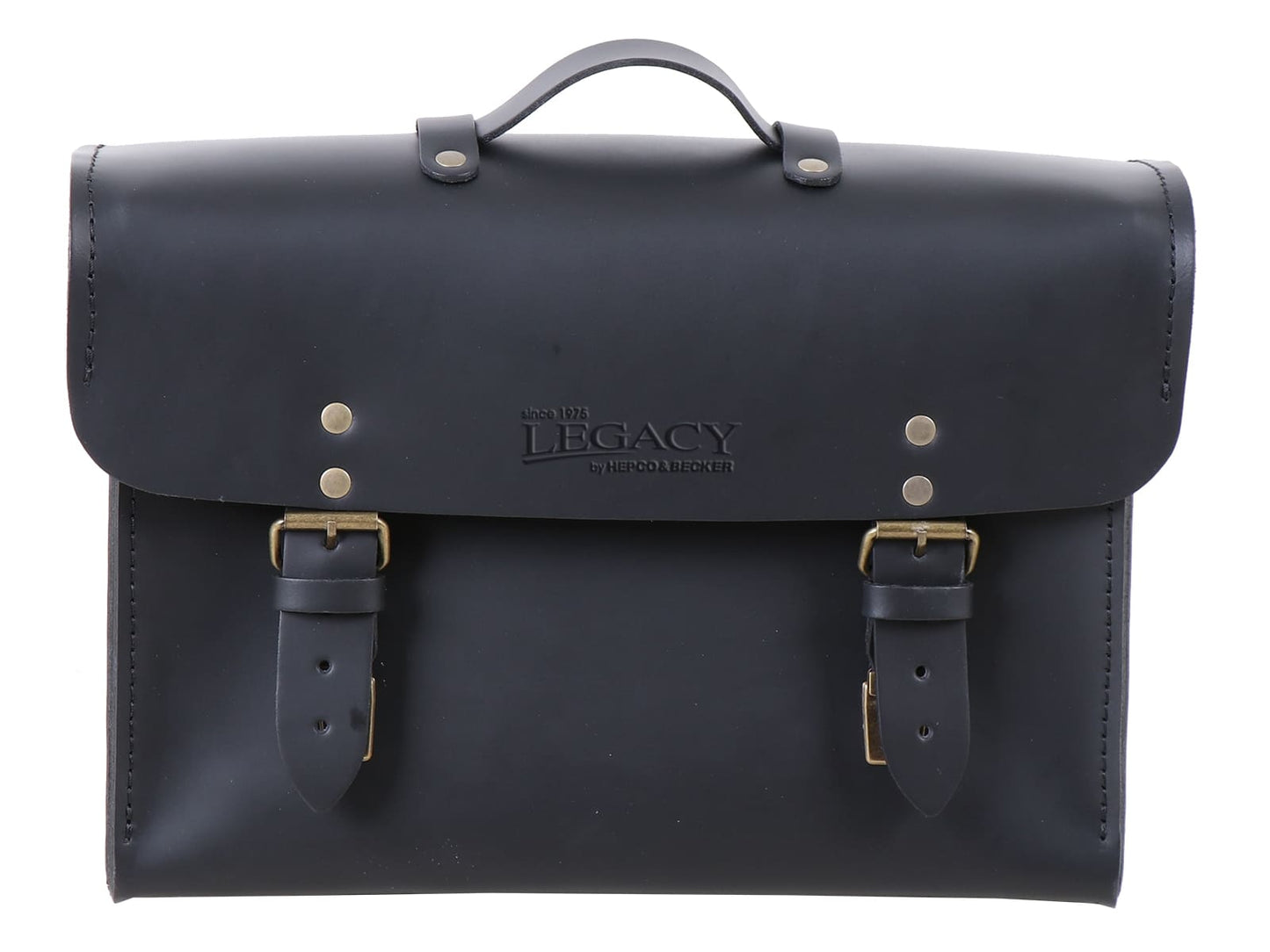 Hepco & Becker Legacy Leather Briefcase black