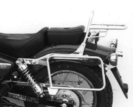 Hepco & Becker Topcase carrier tube-type chrome for Honda CA 125 Rebel (1995-2001)/CMX 250 Rebel (1996-2001)