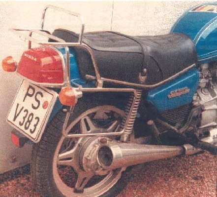 Hepco & Becker Complete carrier set (side- and topcase carrier) chrome for Honda CX 500 A/B/SC (1978-1985)