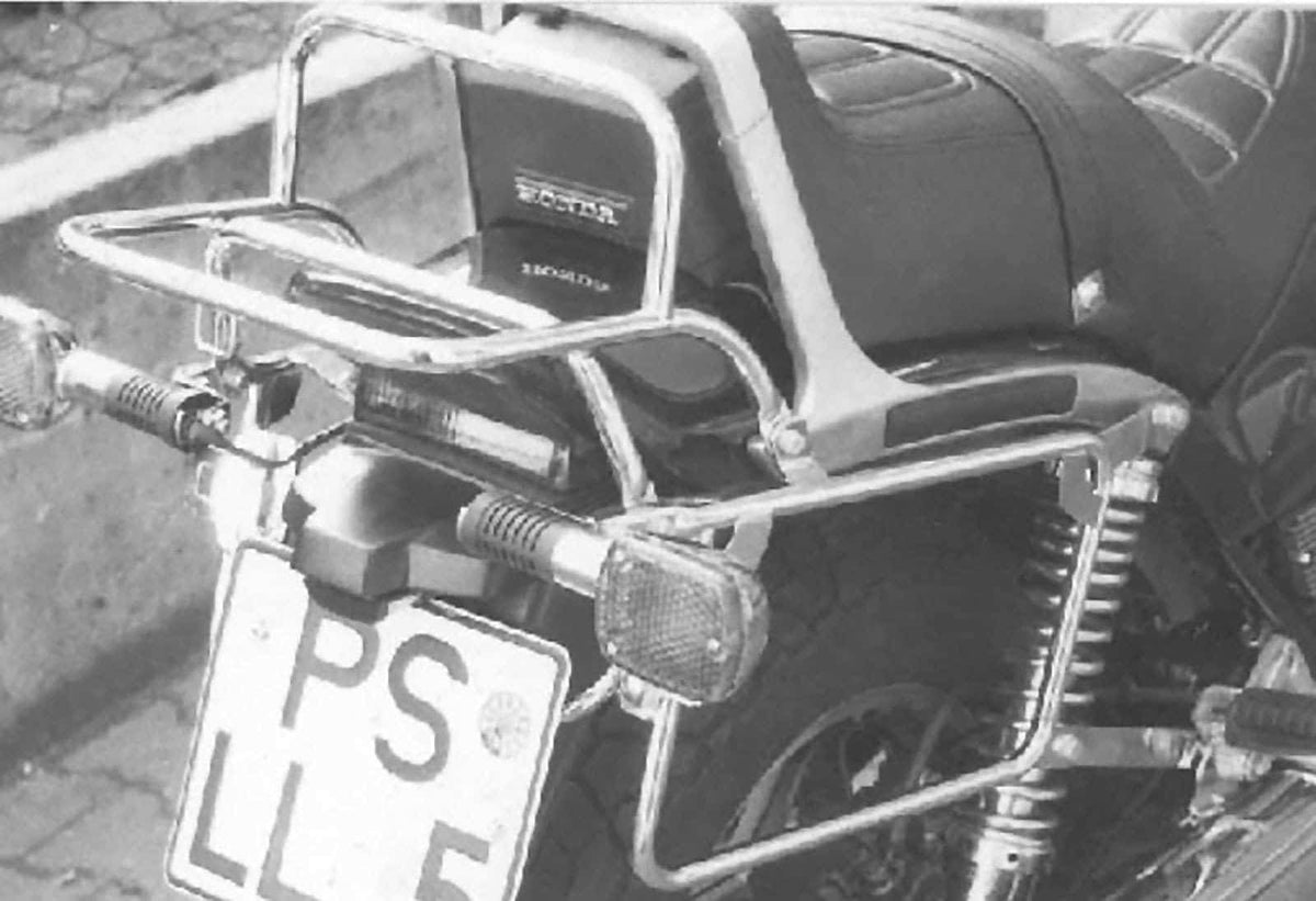 Hepco & Becker Sidecarrier permanent mounted chrome for Honda SLR 650 (1997-1999)