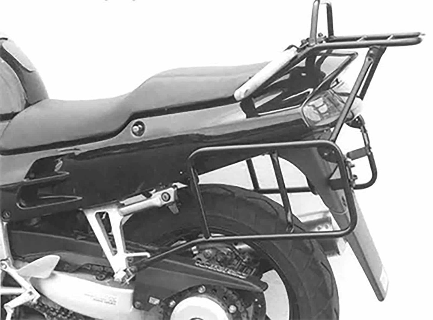 Hepco & Becker Sidecarrier permanent mounted black for Honda VFR 750 F (1994-1997)