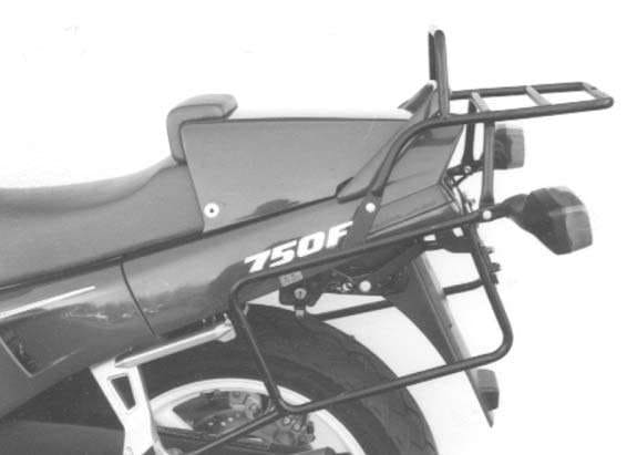 Hepco & Becker Complete carrier set (side- and topcase carrier) black for Honda VFR 750 F (1988-1989)