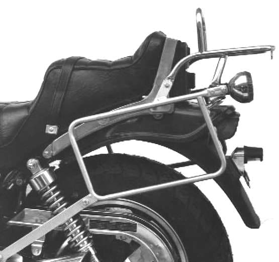 Hepco & Becker Complete carrier set (side- and topcase carrier) chrome for Kawasaki Z 450 LTD (1985-1989)