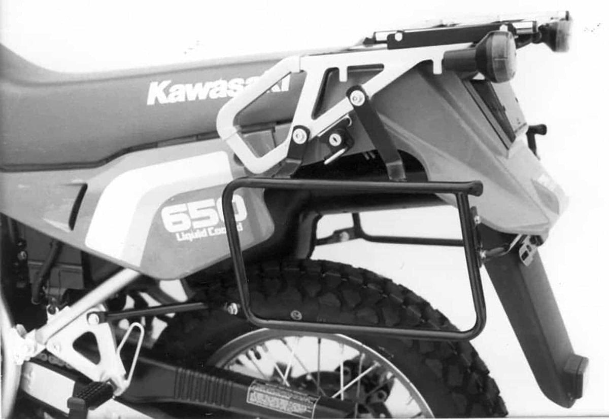 Hepco & Becker Sidecarrier permanent mounted black for Kawasaki KLR 650 (1987-1992)