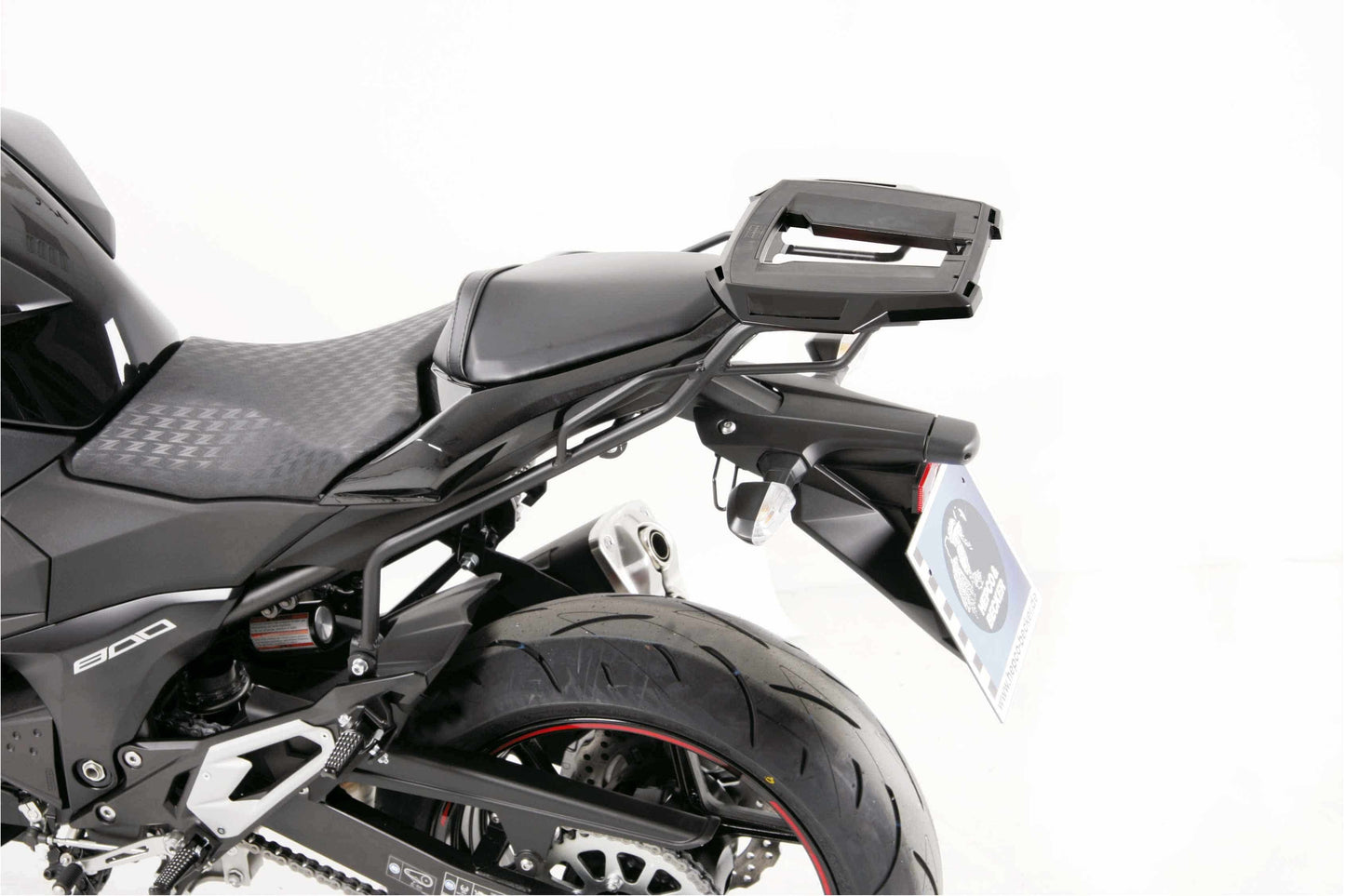 Hepco & Becker Alurack top case carrier black for Kawasaki Z 800/E Version (2013-2016)
