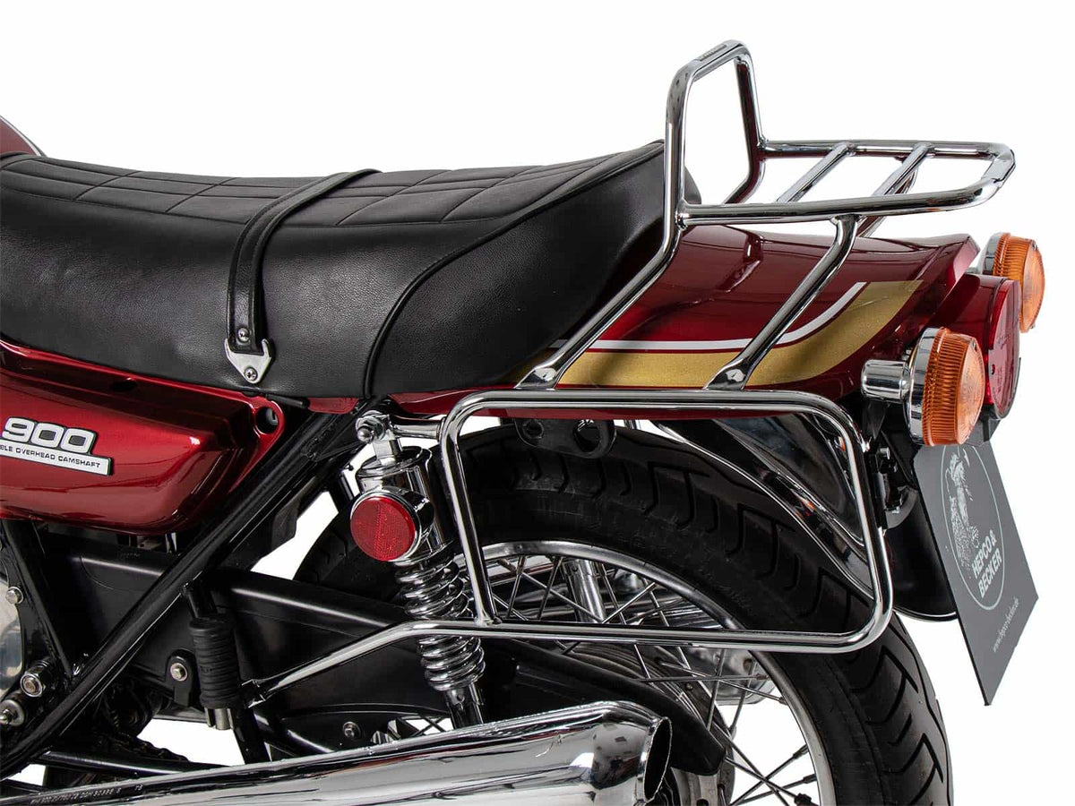 Hepco & Becker Complete carrier set (side- and topcase carrier) chrome for Kawasaki Z 900 (1973-1976)/1000 A (1977-1978)
