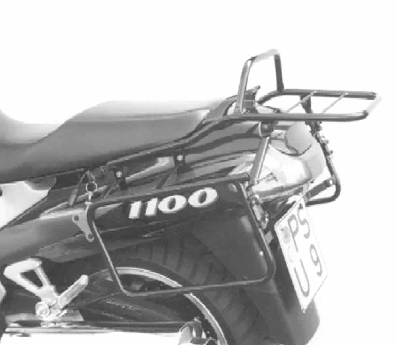 Hepco & Becker Sidecarrier permanent mounted black for Kawasaki ZZ-R 1100 (1993-2001)