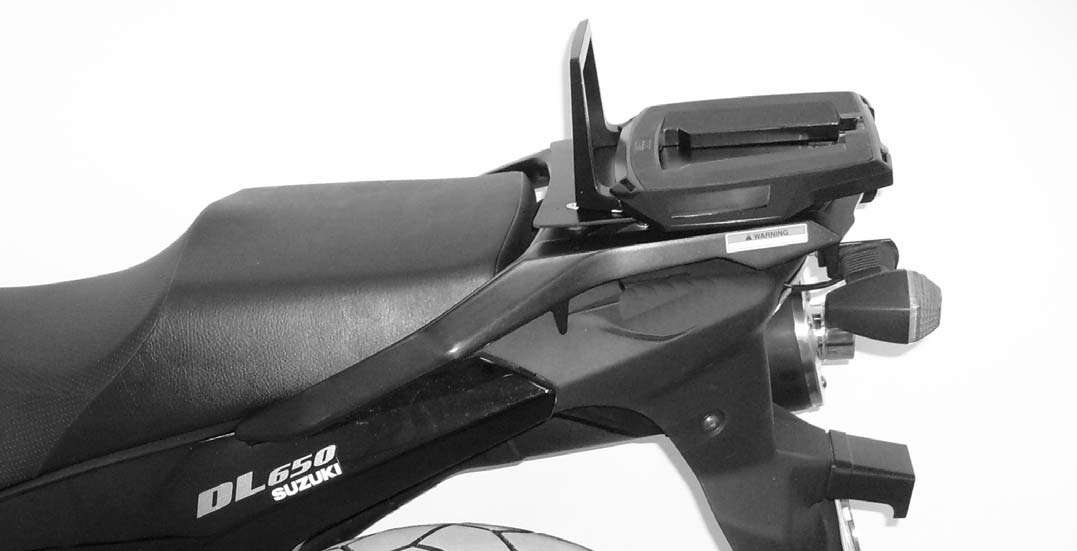 Hepco & Becker Alurack top case carrier black for Kawasaki KLV 1000 (2004-2005)