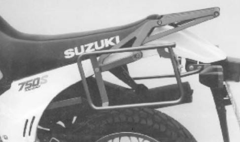 Hepco & Becker Sidecarrier permanent mounted black for Suzuki DR BIG 750 (1988)