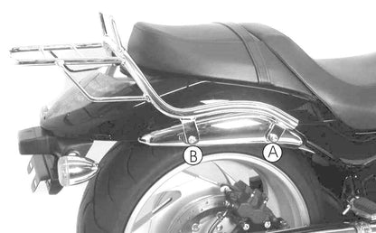 Hepco & Becker Topcase carrier tube-type chrome for Suzuki M 1800 (VZR) R Intruder (2006-2012)