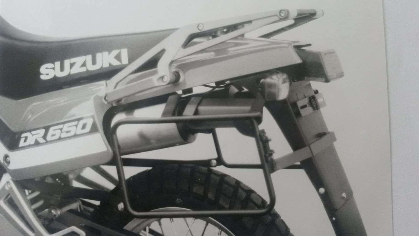 Hepco & Becker Sidecarrier permanent mounted black for Suzuki DR 650 RS (1990-1991)