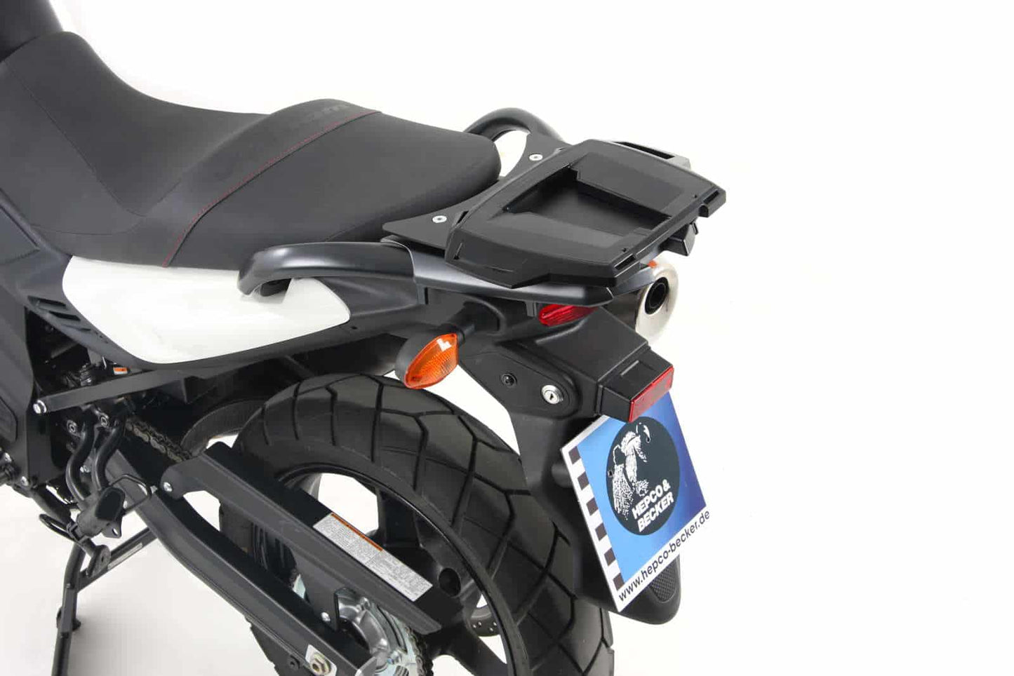 Hepco & Becker Alurack topcasecarrier black for Suzuki V-Strom 650 L2/XT ABS (2012-2016)