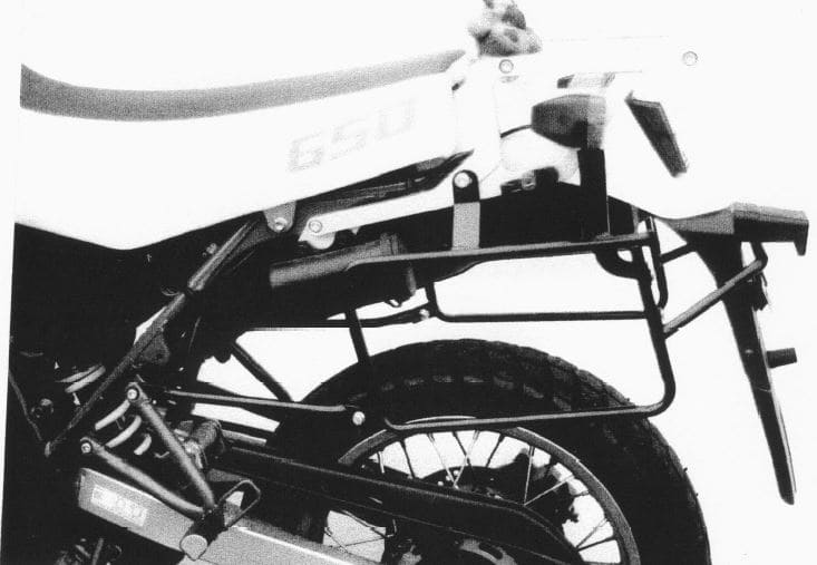 Hepco & Becker Sidecarrier permanent mounted black for Suzuki DR 650 R (1991)