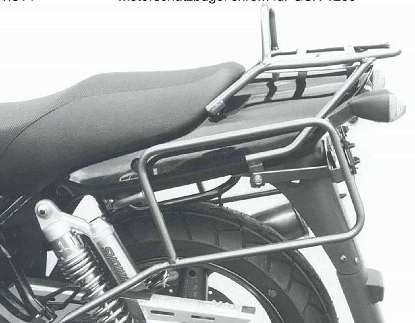 Hepco & Becker Sidecarrier permanent mounted black for Suzuki GSX 1200 (1999-2000)