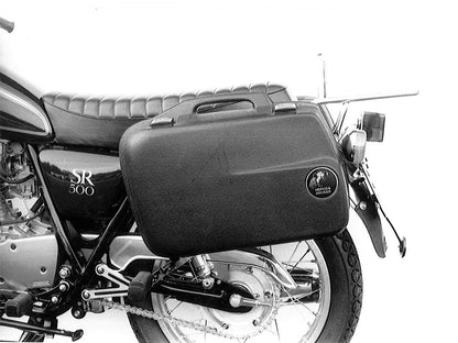 Hepco & Becker Complete carrier set (side- and topcase carrier) chrome for Yamaha SR 500 (1978-1998) (please tell year of production)