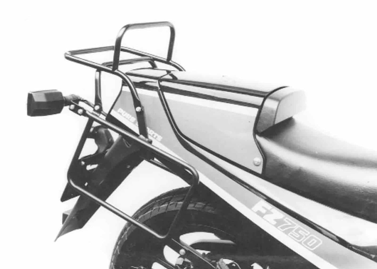 Hepco & Becker Complete carrier set (side- and topcase carrier) black for Yamaha FZ 750 (1984)