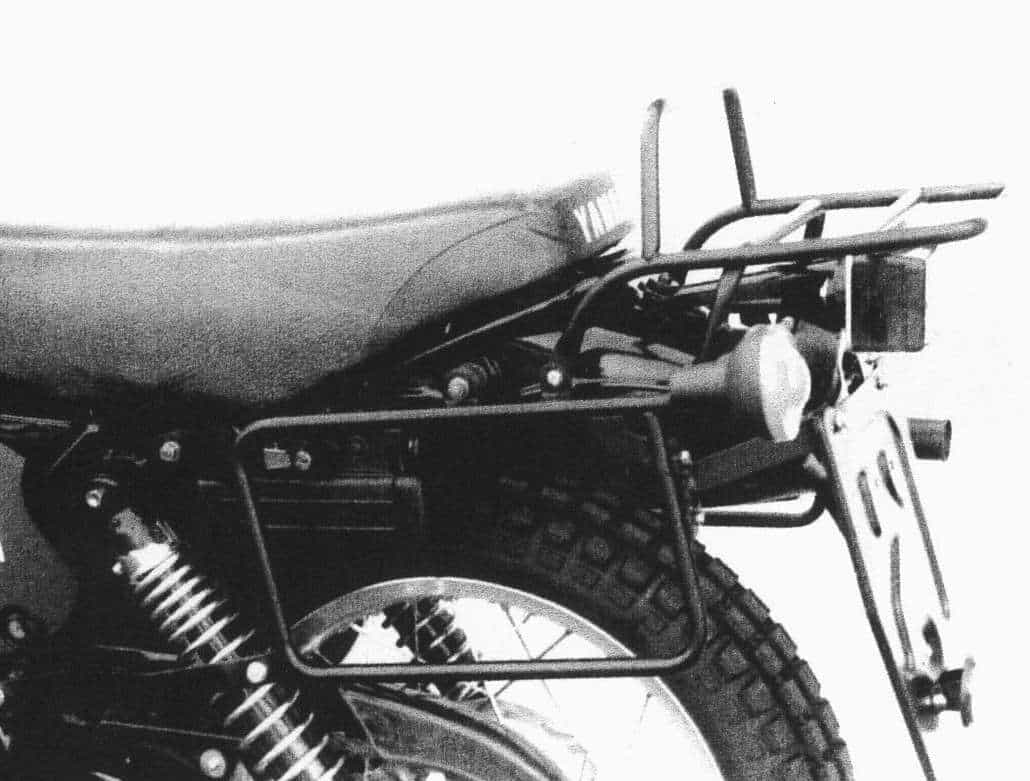 Hepco & Becker Complete carrier set (side- and topcase carrier) black for Yamaha XT 500 (1978-1985)