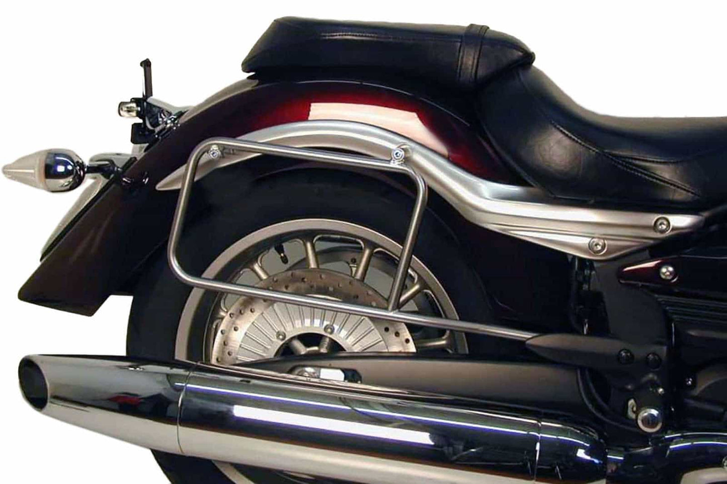Hepco & Becker Sidecarrier permanent mounted chrome for Yamaha XV 1900 Midnight Star (2006-2016)