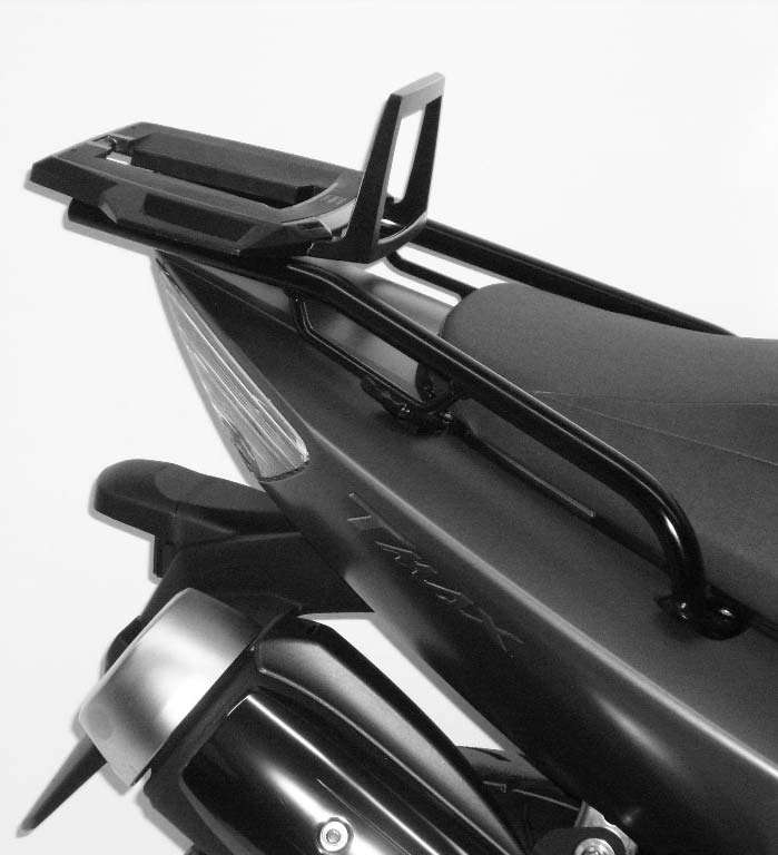 Hepco & Becker Alurack topcasecarrier black for Yamaha TMAX 500 (2008-2011)