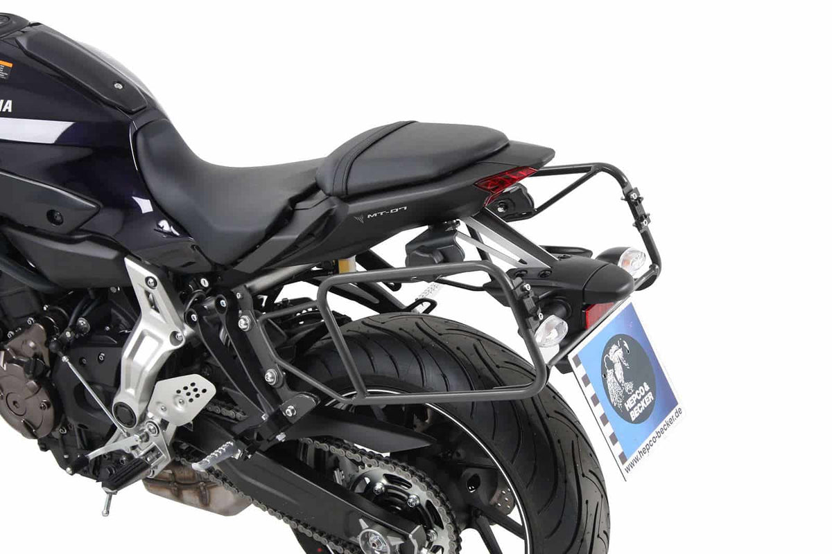 Hepco & Becker Sidecarrier Lock-it anthracite for Yamaha MT-07 (2014-2017)