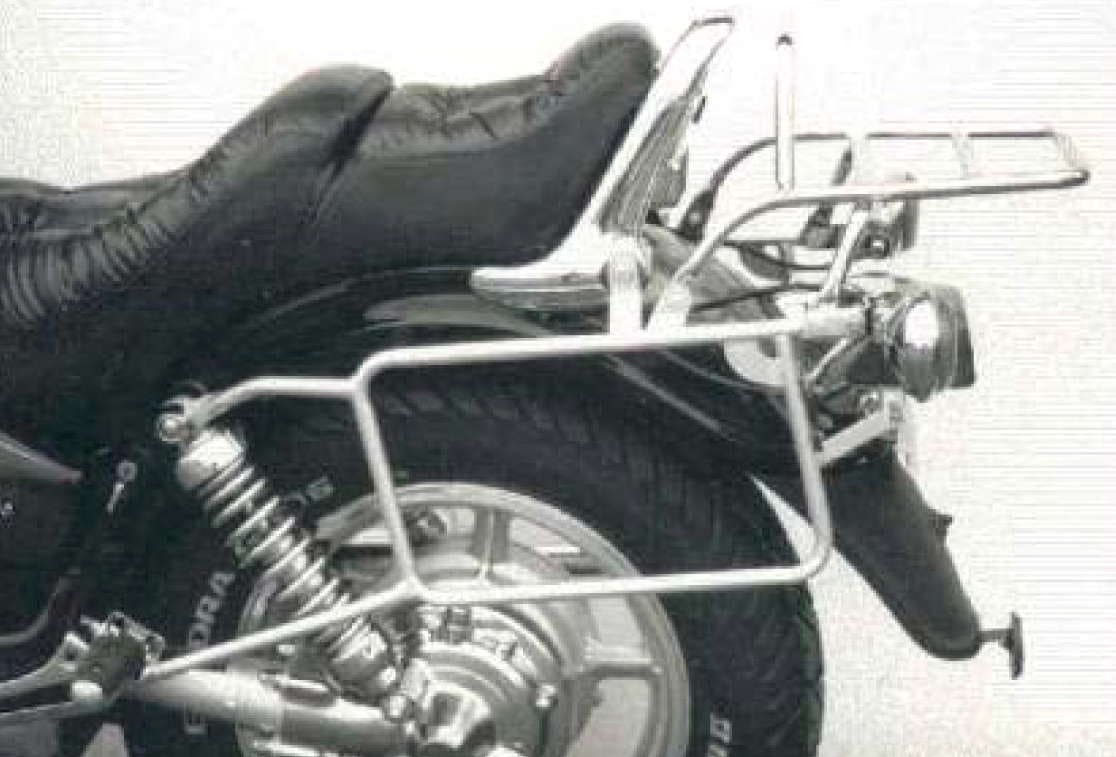 Hepco & Becker Complete carrier set (side- and topcase carrier) chrome for Yamaha XV 750/1100 orig. Sissybar (1992-1999)