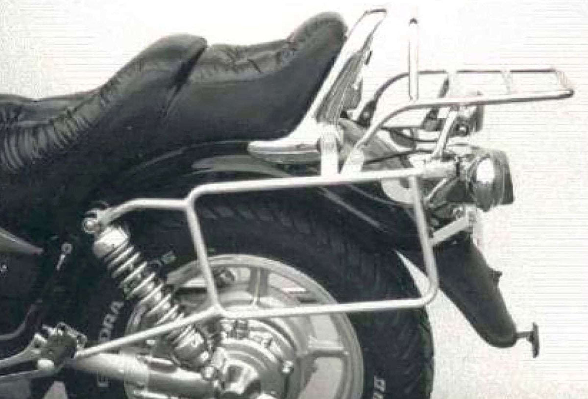 Hepco & Becker Complete carrier set (side- and topcase carrier) chrome for Yamaha XV 1100/750 (1992-1999)