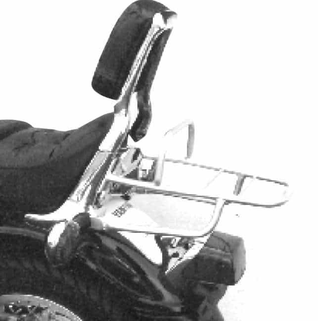 Hepco & Becker Topcase carrier tube-type chrome for Yamaha XV 1100/750 (1992-1999)