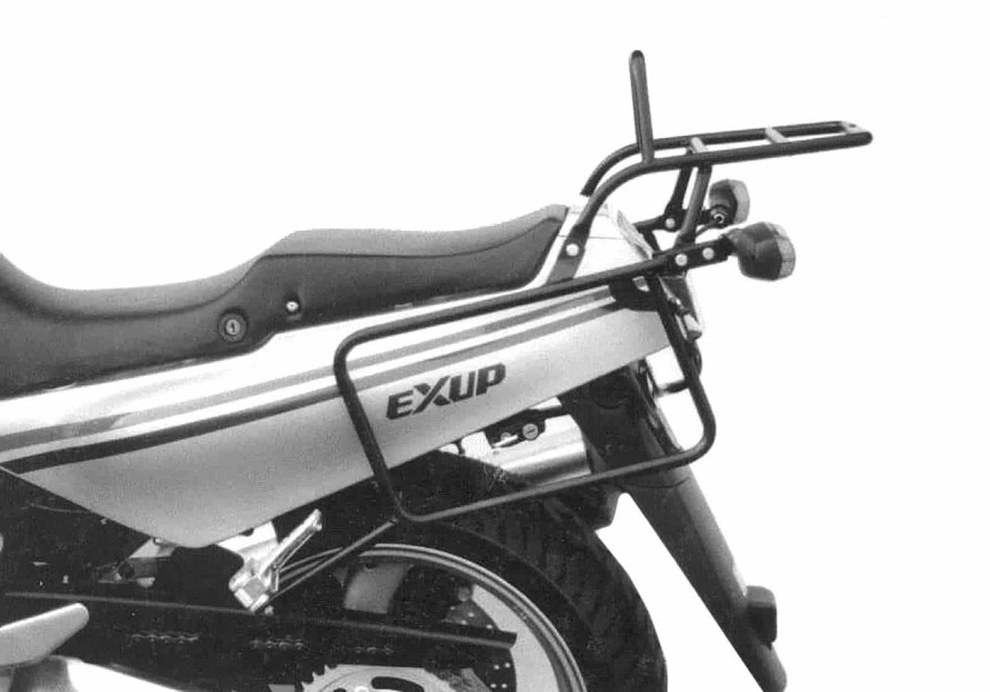 Hepco & Becker Complete carrier set (side- and topcase carrier) black for Yamaha FZR 1000 (1989-1990)