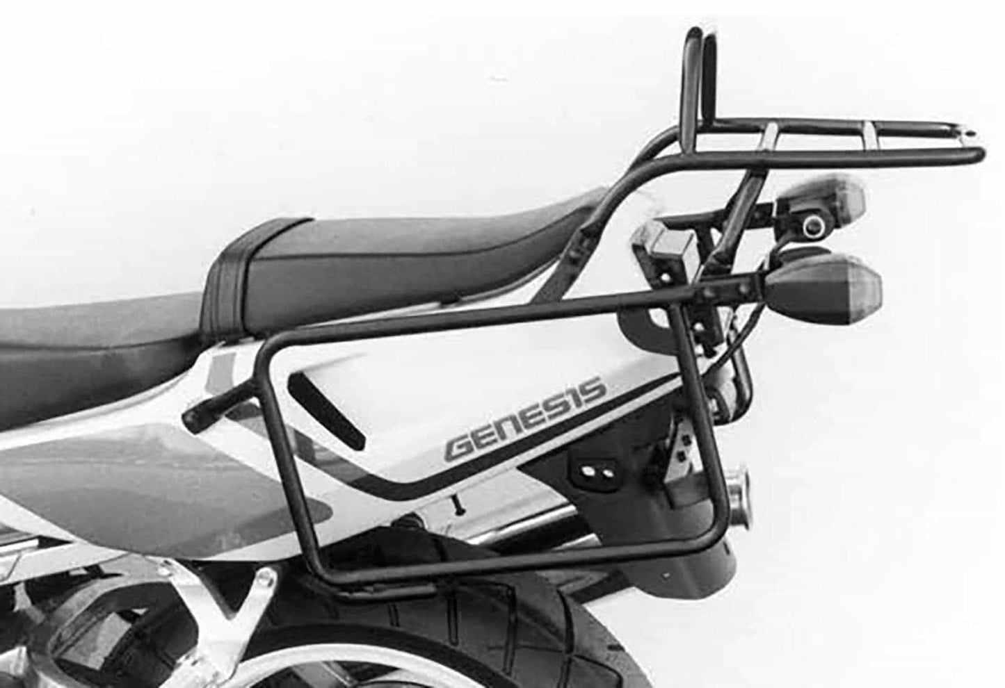 Hepco & Becker Complete carrier set (side- and topcase carrier) black for Yamaha FZR 600 (1994-1996)