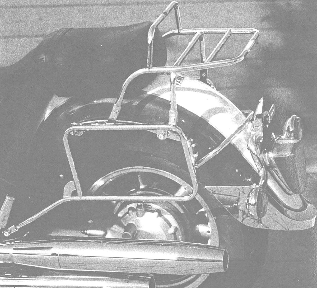 Hepco & Becker Complete carrier set (side- and topcase carrier) chrome for Yamaha XVZ 1300 Royal Star (1983-1994)