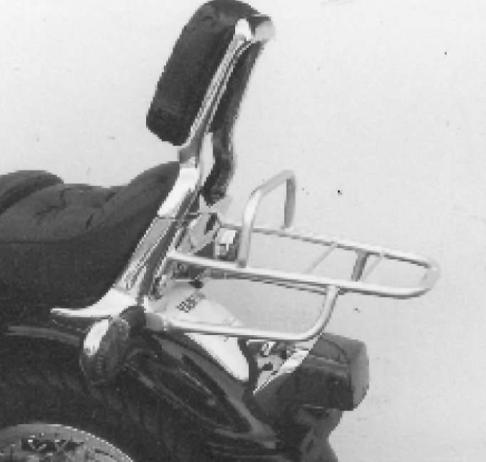 Hepco & Becker Topcase carrier tube-type chrome for Yamaha XV 750/1100 orig. Sissybar (1992-1999)