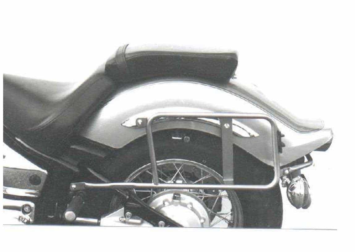 Hepco & Becker Sidecarrier permanent mounted chrome for Yamaha XVS 1100 Drag Star (1999-2002)
