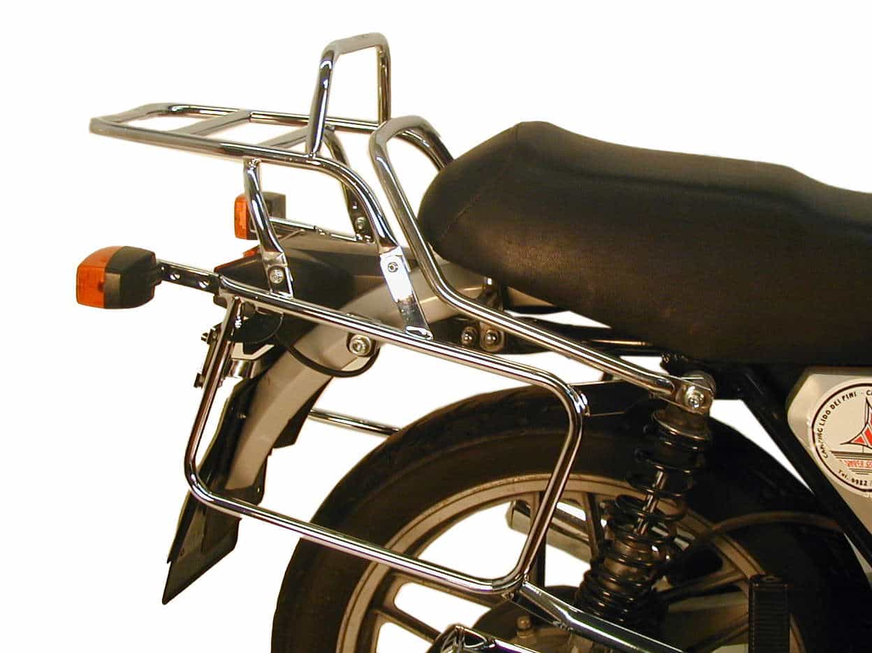 Hepco & Becker Complete carrier set (side- and topcase carrier) chrome for Moto Guzzi V 35 I/II (1977-1986)