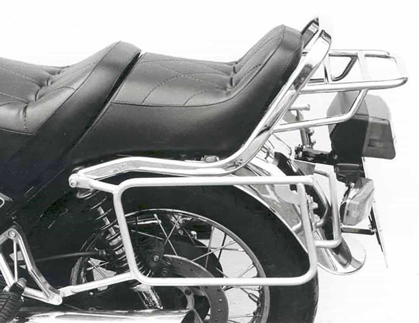 Hepco & Becker Sidecarrier permanent mounted chrome for Moto Guzzi V 65 Florida (1992-1994)