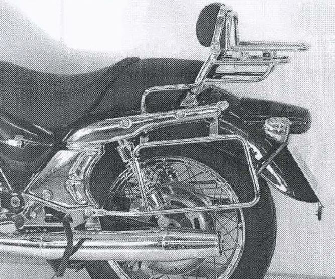 Hepco & Becker Sidecarrier permanent mounted chrome for Moto Guzzi California 1100 EV (2001-2004)