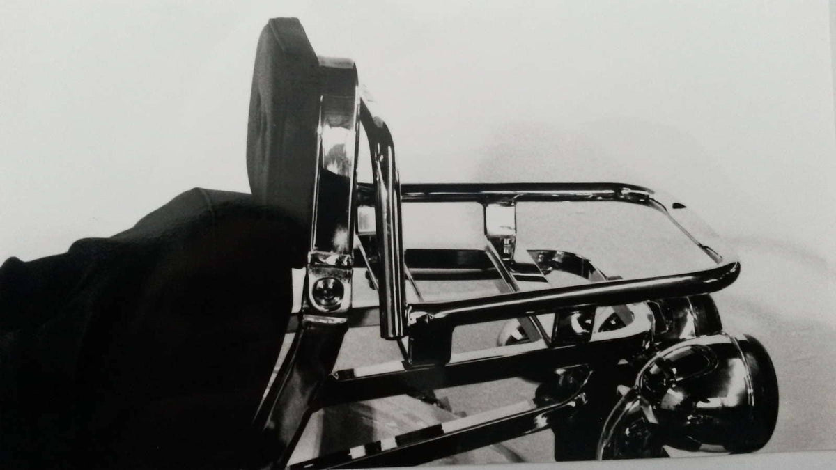 Hepco & Becker Topcase carrier tube-type chrome for Moto Guzzi California 1100