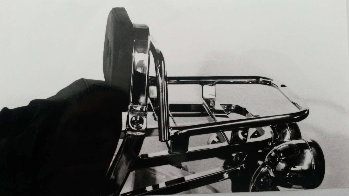 Hepco & Becker Topcase carrier tube-type chrome for Moto Guzzi California 1100 EV (2001-2004)
