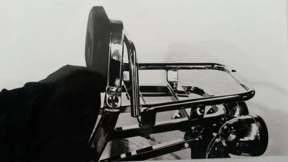 Hepco & Becker Topcase carrier tube-type chrome for Moto Guzzi California 1100 EV (2001-2004)