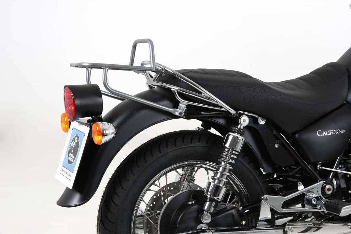 Hepco & Becker Topcase carrier tube-type chrome for Moto Guzzi California  Aquila Nera (2010-2011)