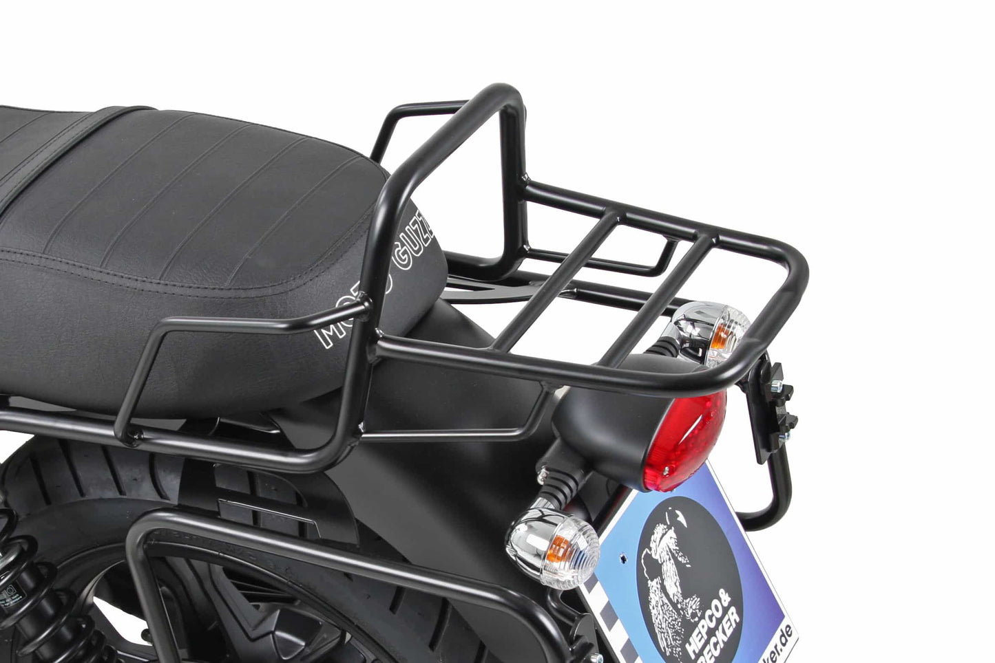 Hepco & Becker Topcase carrier tube-type black for Moto Guzzi V 7 Classic/Café Classic/Special (2008-2014)