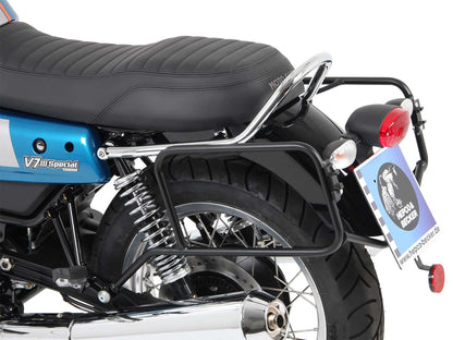 Hepco & Becker Sidecarrier permanent mounted chrome for Moto Guzzi V7 III (Carbon, Milano, Rough) (2018-2020)