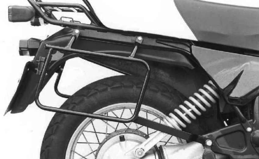 Hepco & Becker Sidecarrier permanent mounted black for BMW R 80 GS (1988-1994)/R 100 GS (1987-1994)