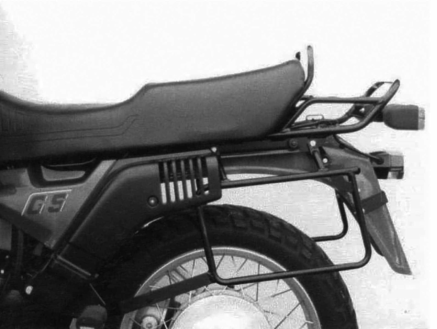 Hepco & Becker Sidecarrier permanent mounted black for BMW R 100 GS Paris-Dakar (1989-1996)